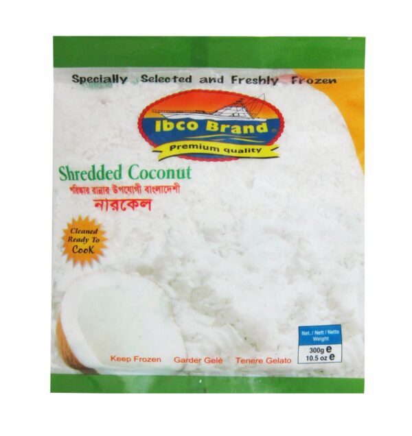 Frozen Shredded Coconut | 300g | Ibco/CF